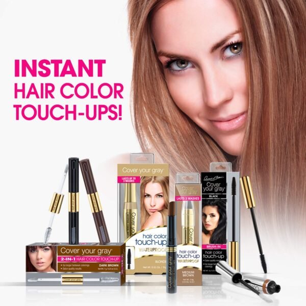 Cover Your Gray WaterProof Brush In Dark Brown **NEW**