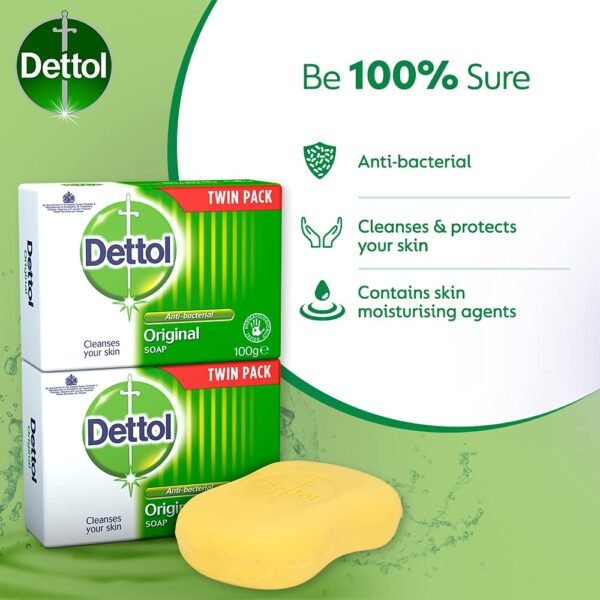 Dettol Soap 100gm Twin - Image 3