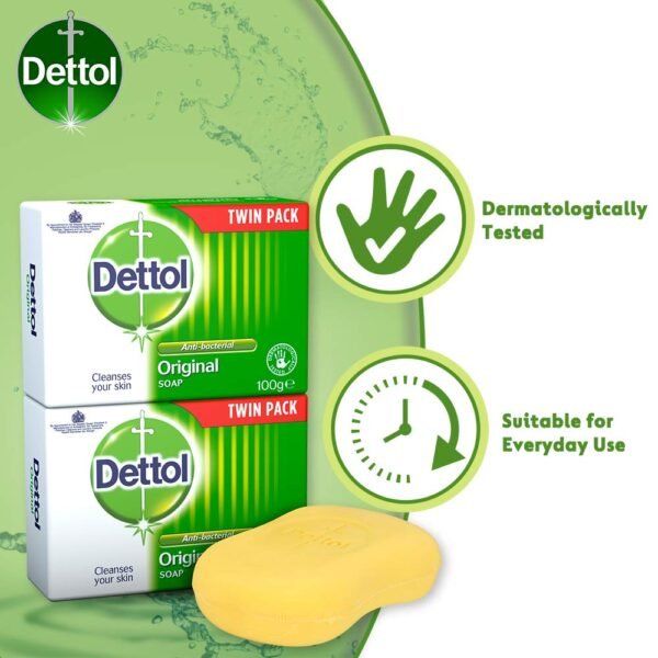 Dettol Soap 100gm Twin - Image 4