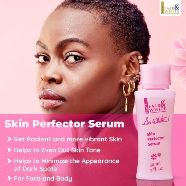 F & W So White Skin Perfector Serum 30ml - Image 3