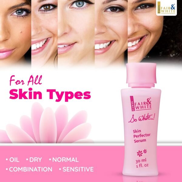 F & W So White Skin Perfector Serum 30ml - Image 5