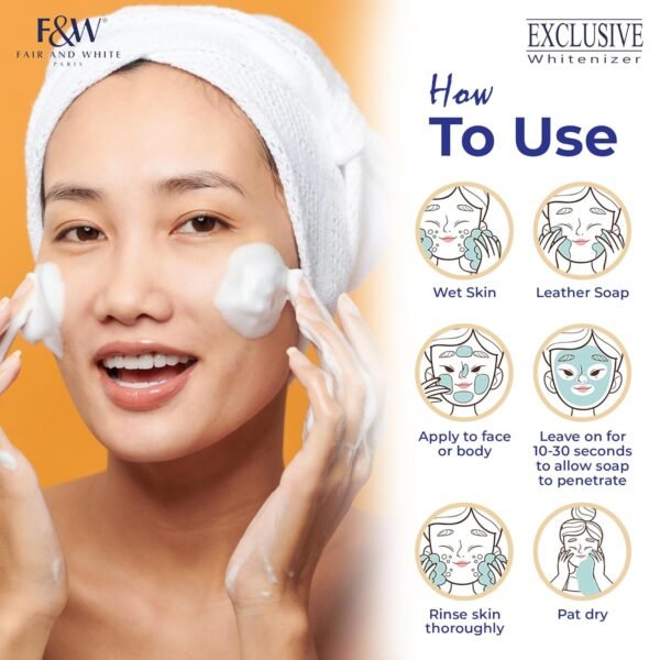 Fair & White Exclusive Vit C Soap 200g - Image 5