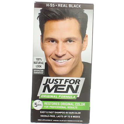 JFM-H55 Hair Col Natural Real Black