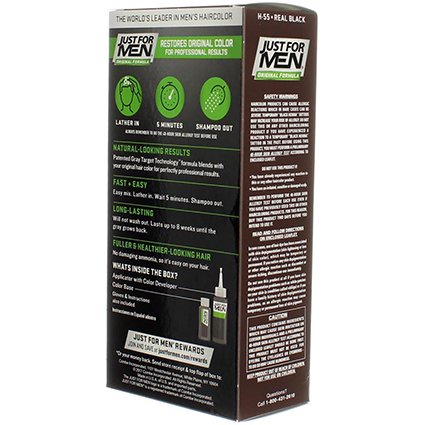 JFM-H55 Hair Col Natural Real Black - Image 5