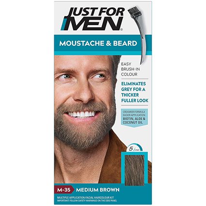 JFM-M35 Moustache Col Med Brown