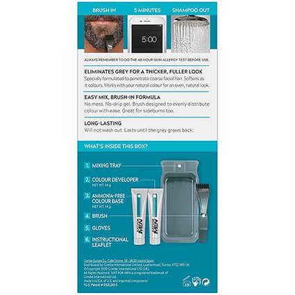 JFM-M45 Moustache Col Nat Dark Brown Black - Image 3