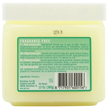 Lala's Baby Vaseline Fragrance Free (White) 13oz - Image 3