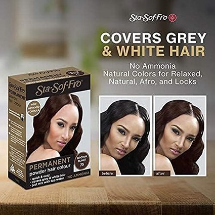 Sta Sof Fro Powder Dye Brown Black New Formula 8grm